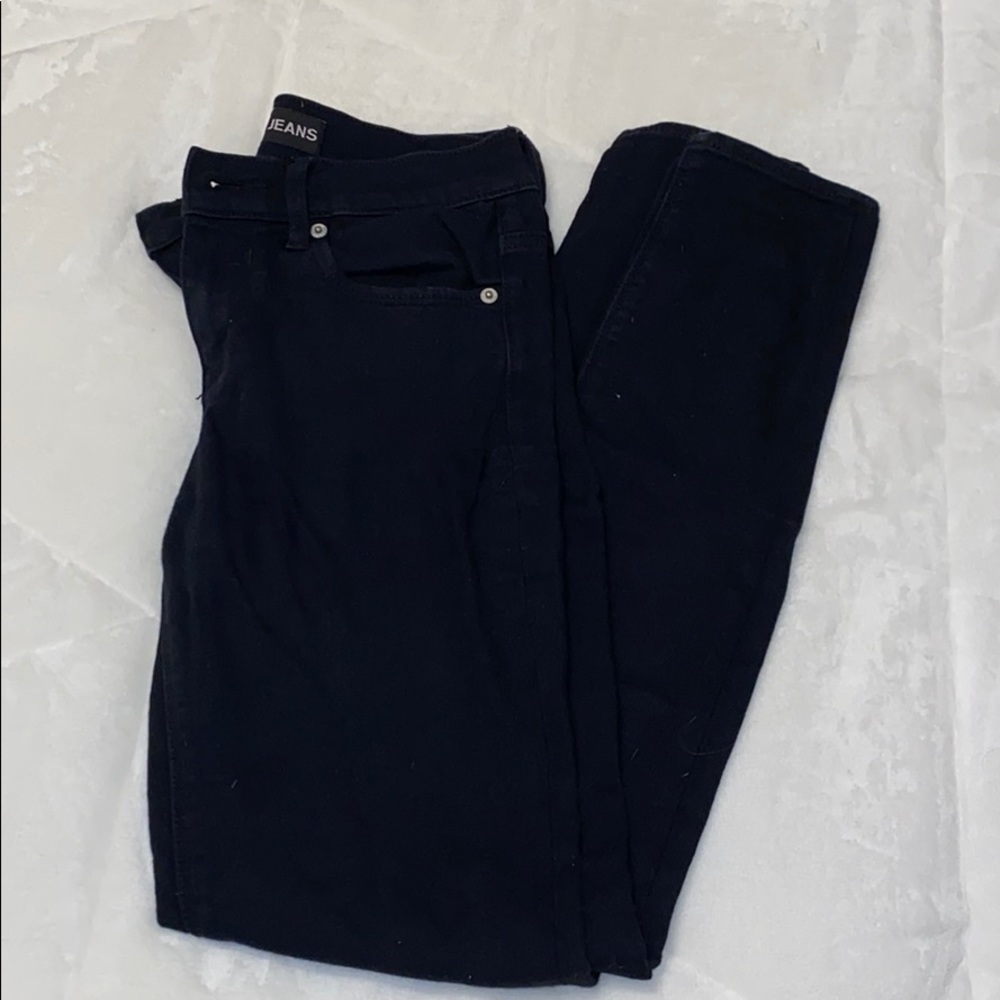 Express midrise black jegging
